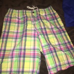Men’s medium polo swim trunks